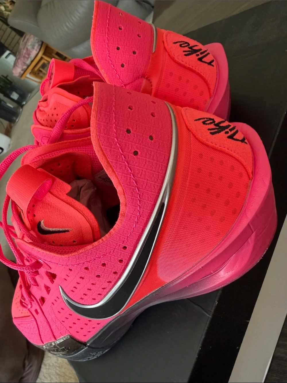 Nike Men’s Hot Pink Athletic Sneakers